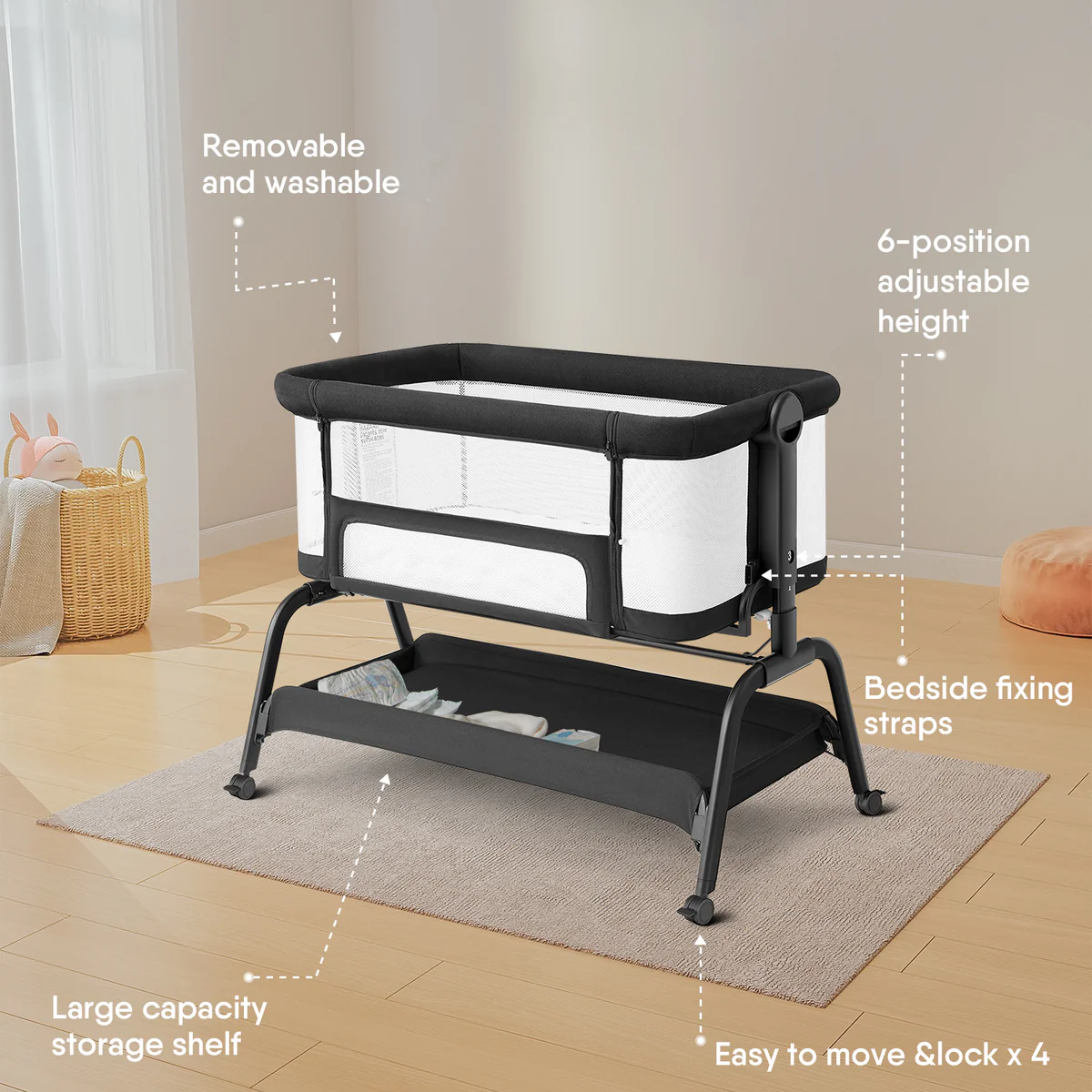 3-In-1 Bonding Bassinet