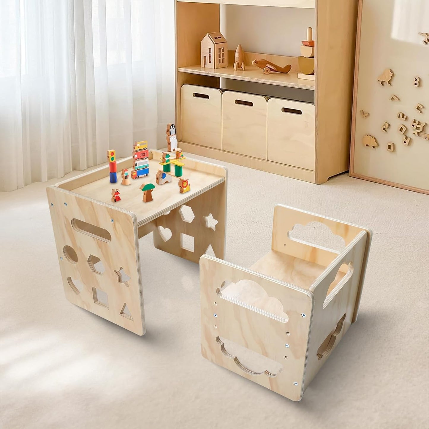 3-In-1 Montessori Table Set